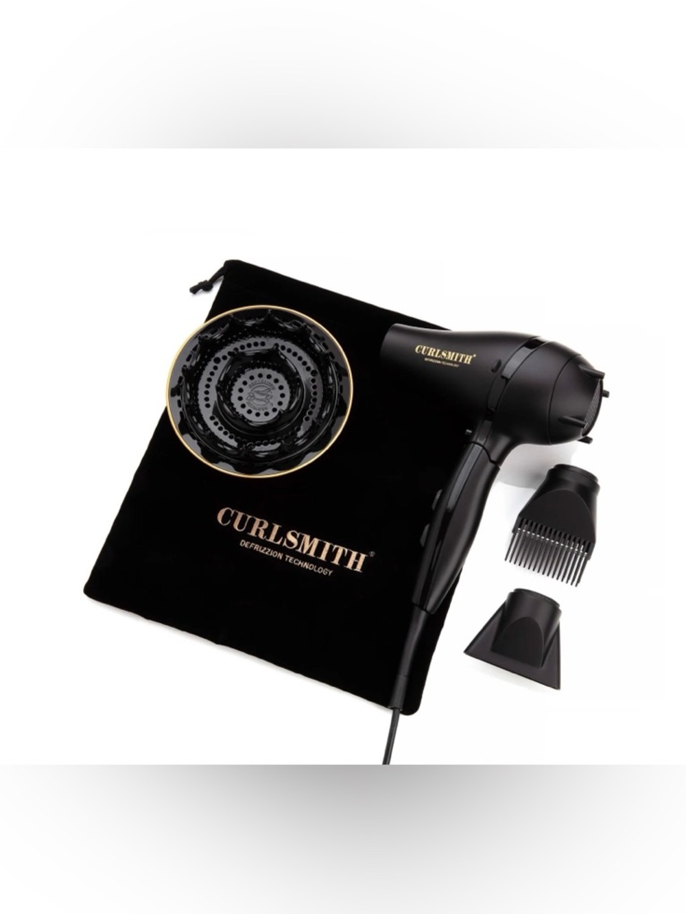 Like New Curlsmith DEFRIZZION DRYER - TRAVEL EDITION